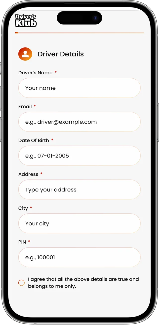 Complete Your Profile