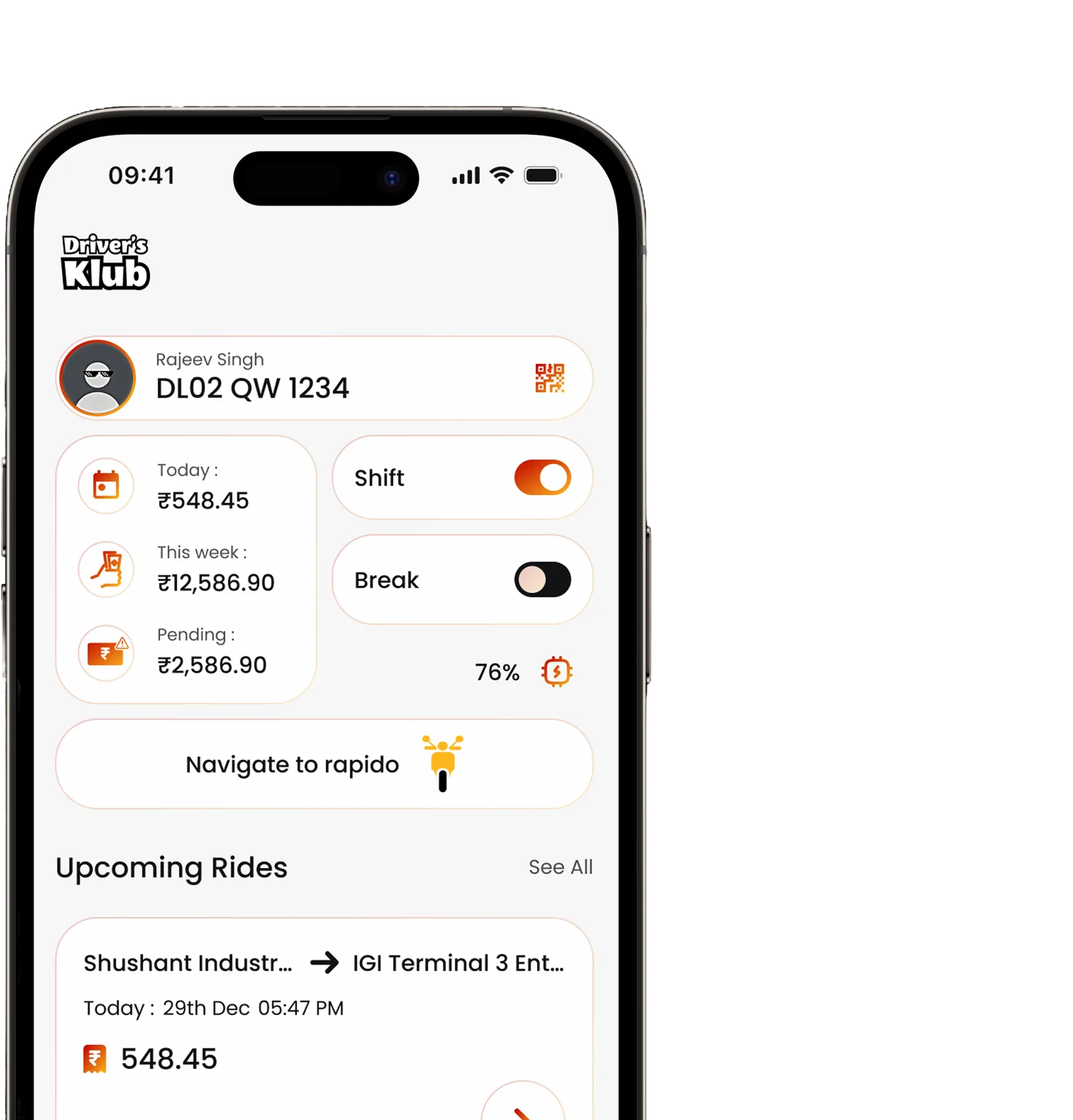 DriversKlub app